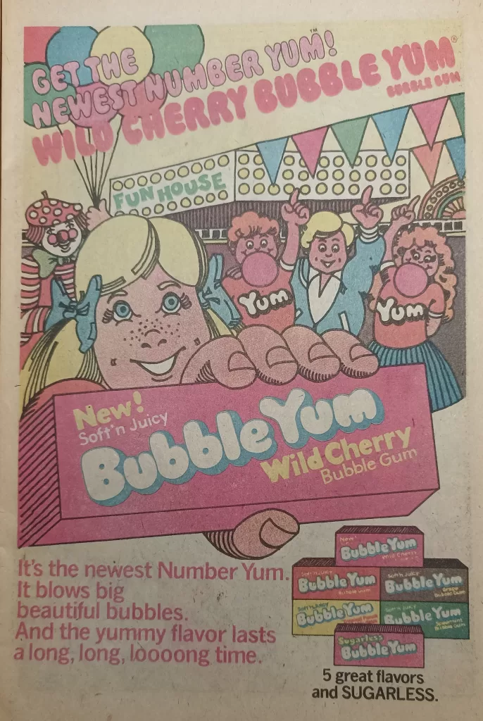 Bubble Yum, 1980