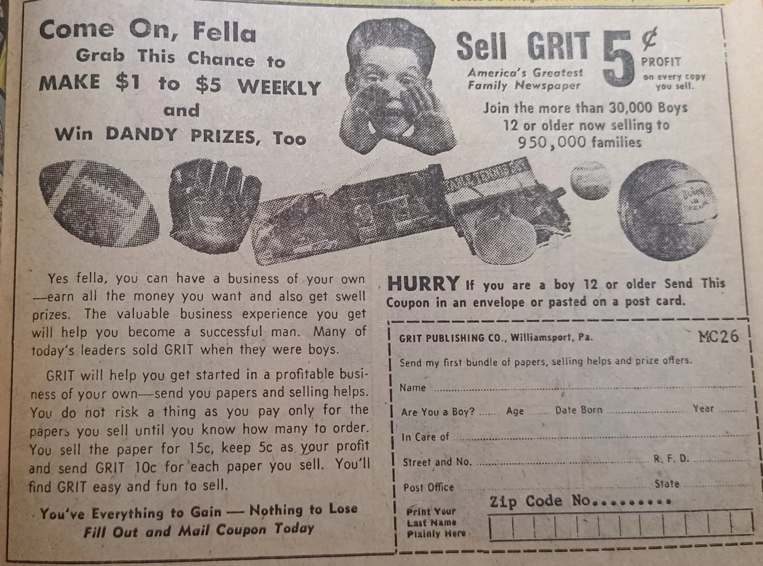 GRIT newspaper, 1966