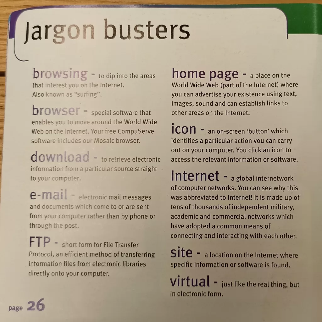 1990s CompuServe brochure