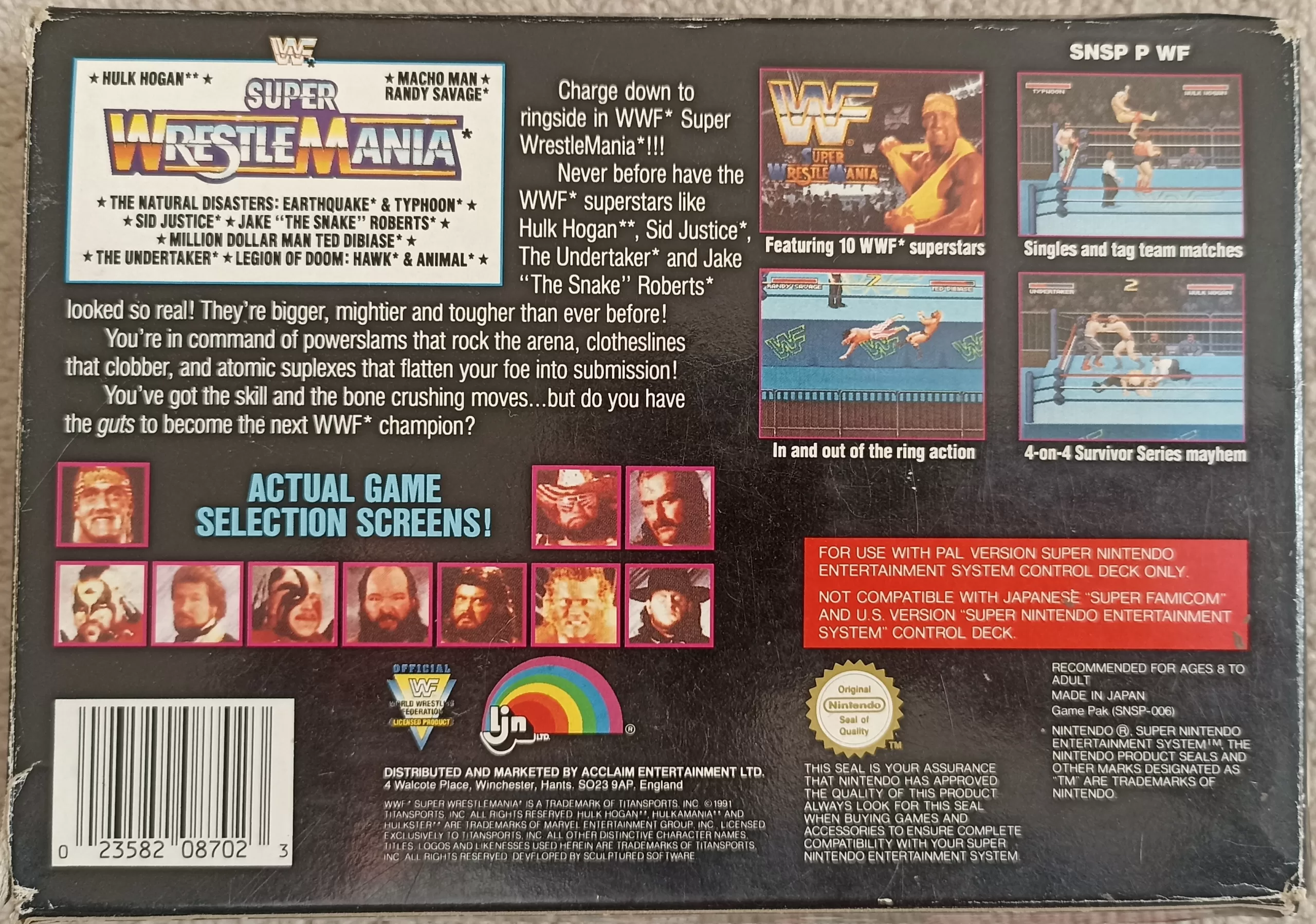 WWF Super WrestleMania for Super Nintendo