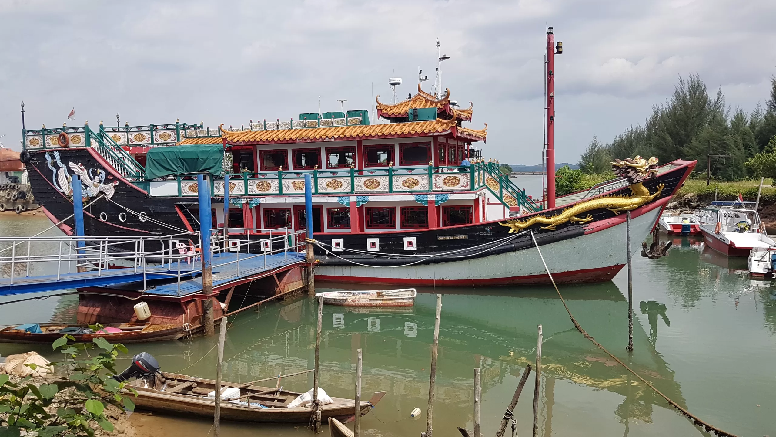 Zheng He (Cheng Ho) replica ship at Batam, Indonesia