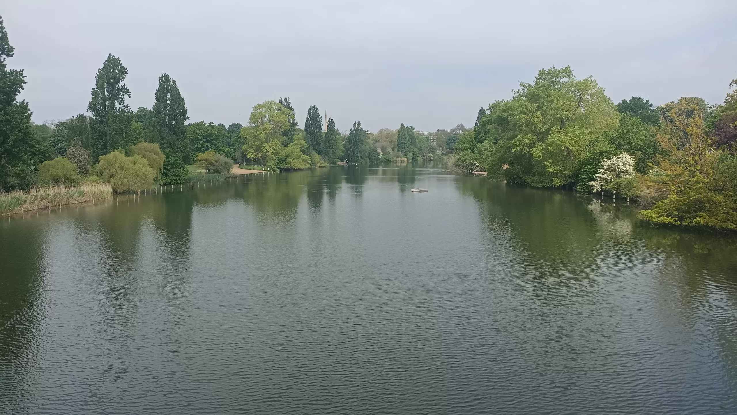 View from the Serpentine Bridge, Hyde Park, London