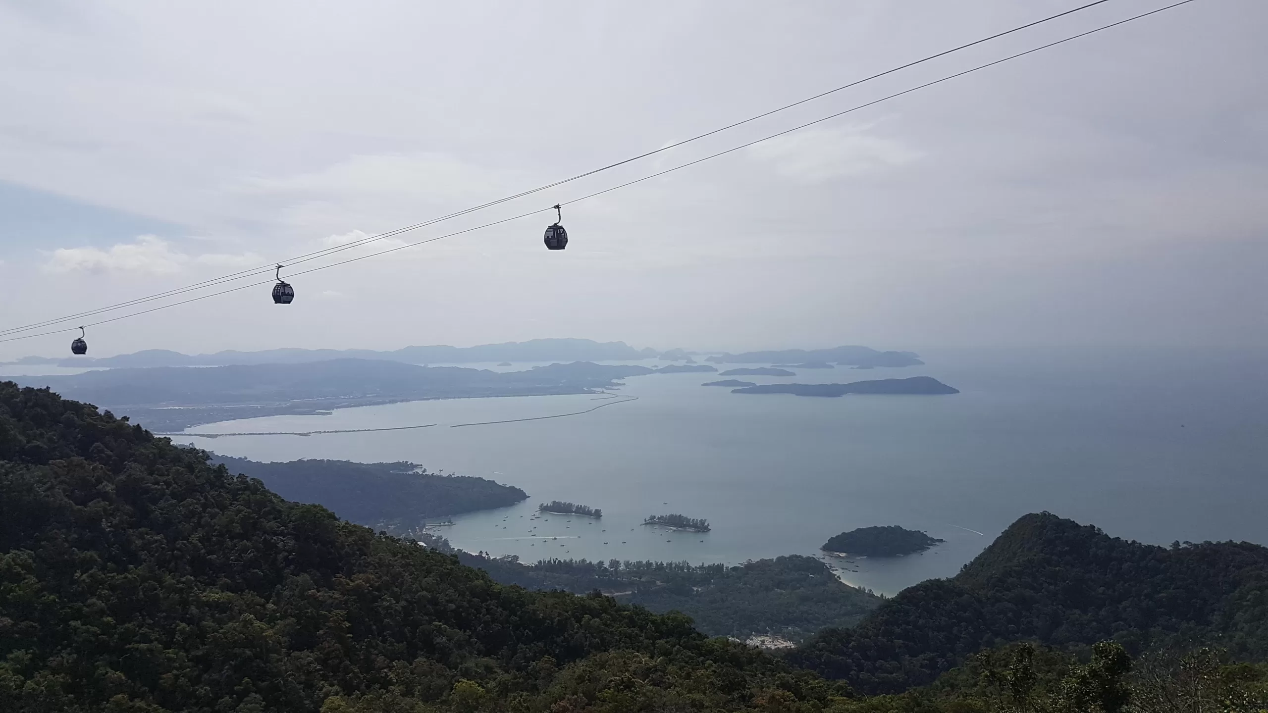 A view into the Strait of Malacca from Langkawi