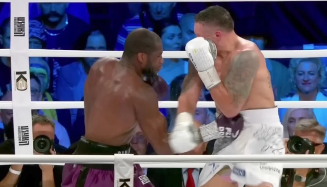 The controversial 5th round low blow, Oleksandr Usyk vs Daniel Dubois