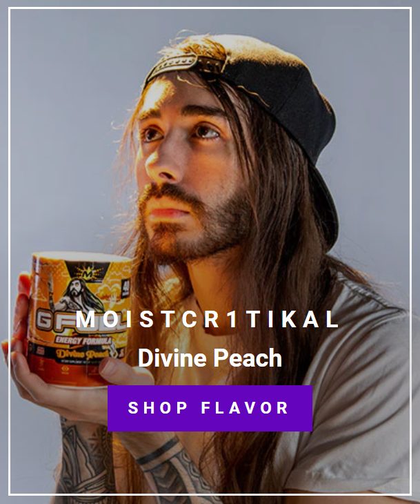 G Fuel Divine Peach flavour, inspired by MoistCr1TiKaL